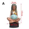 Mother Earth Statue, Resin Figurine Mother Earth Art Statue, Millennial Gaia Statue, Home and Garden Bronze Decorative Figurine