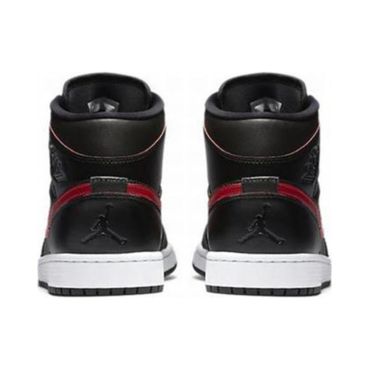 Jordan 1 Ретро Мид GS Черный Gym Red 554725-009