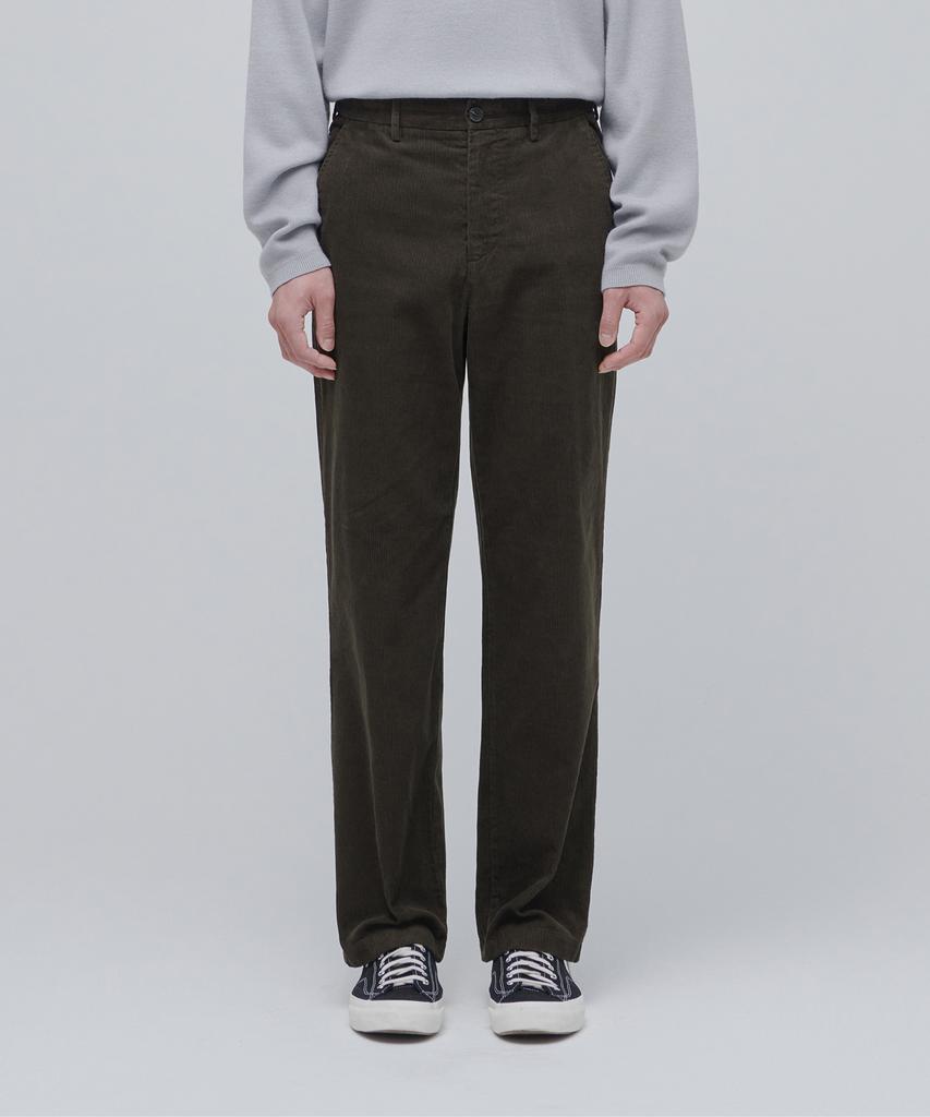 MUSINSA STANDARD Regular Fit Corduroy Pants [Dusty Khaki]