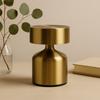 Bronze Mushroom Touch Table Lamp, USB-C Rechargeable