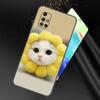 Funny Cat Dog Phone Case For Samsung Galaxy A21 A30 A50 A52 S A13 A22 A32 A33 A53 A73 5G A11 A12 A31 A51 A70 A71 A72 Black Cover