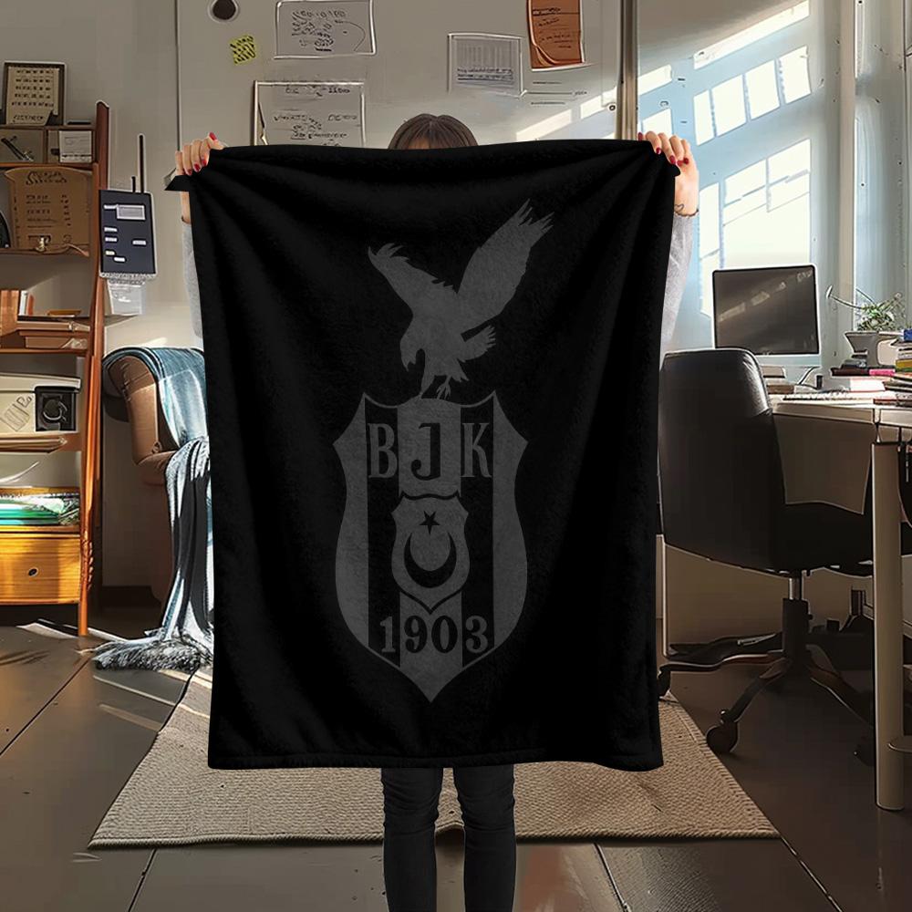 BJK Flannel Blanket, High quality Comfortable for All Seasons, Home Decor, Warmth and Comfort