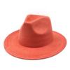 Suede Men'S Ladies Jazz Hat Fashion Vintage British Felt Hat Felt Top Hat Women'S Hat
