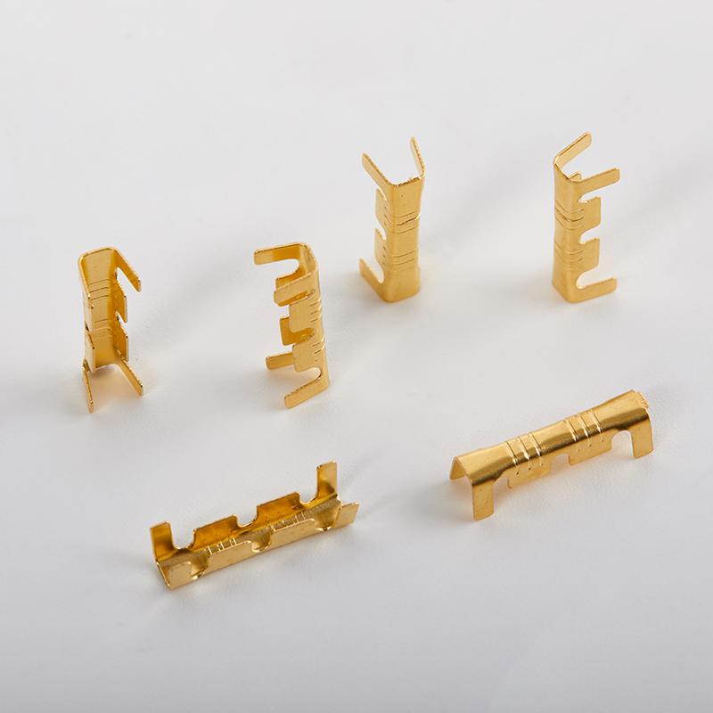 200Pcs 453 U-Terminal Lug Wire Butt Joint Cold Terminal, Fascia Of Small Tooth With Heat Shrinkable Tube 0.5-1.5Mm2