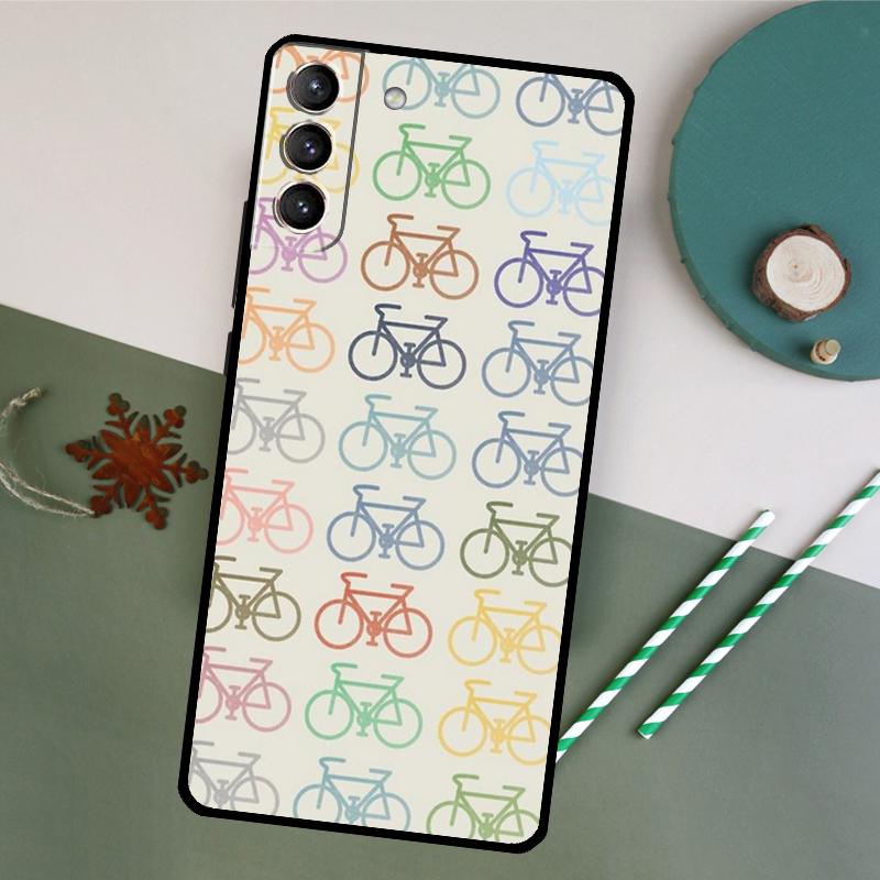 Mountain Bike Cycling Case For Samsung Galaxy S23 S22 Ultra S20 S21 FE S8 S9 S10 Plus Note 10 20 Ultra Back Cover