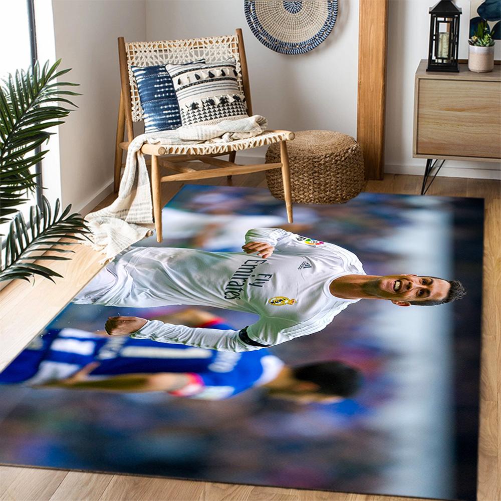 Cristiano Ronaldo's Portugal Jersey Floor Rug Office Rug Suitable for Game Room Study room Kitchen Living Rooms Anti-slip Rug Office home decor