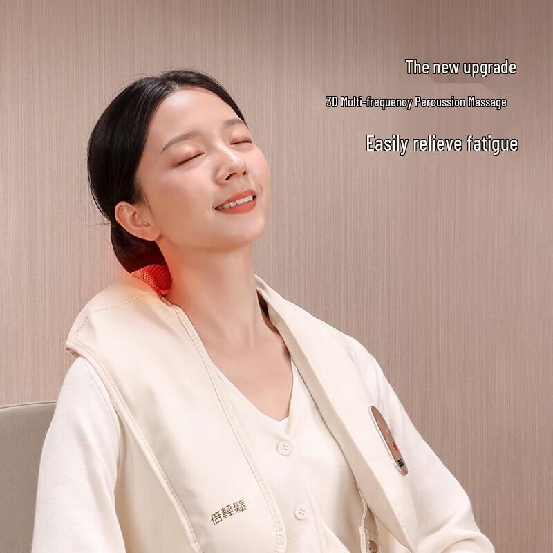 Breo Enhanced Neck & Shoulder Percussion Massager with Heat CN plug (adapter included)