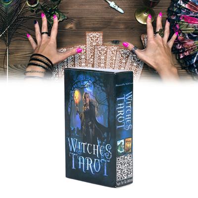 Таро Ведьма Таро Семейная игра для вечеринок Смешная английская версия Карты Таро Игры