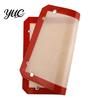 Professional Pastry Making Surface Silicone Baking Mat with Snap Locks, Convertible Nonstick Fiberglass Sheet, Heat Non Slip Kneading for Bread