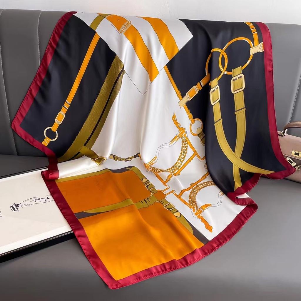 Hangzhou Silk High End Versatile Thin Scarf Shawl with Spring and Autumn Style Autumn and Winter Style Fashionable New Style