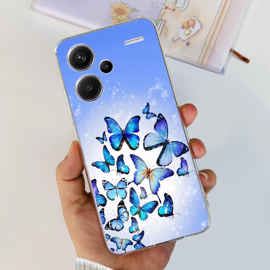 For Xiaomi Redmi Note 13 5G Case Luxury Marble Transparent Phone Cover For Redmi Note 13 Pro Plus Funda on Note 13 Pro 5G Bumper