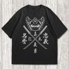 Графическая футболка с изображением маски самурая из Ghost Of Tsushima, унисекс, унисекс, японский Бусидо, мягкий хлопок, короткий рукав, повседневные топы