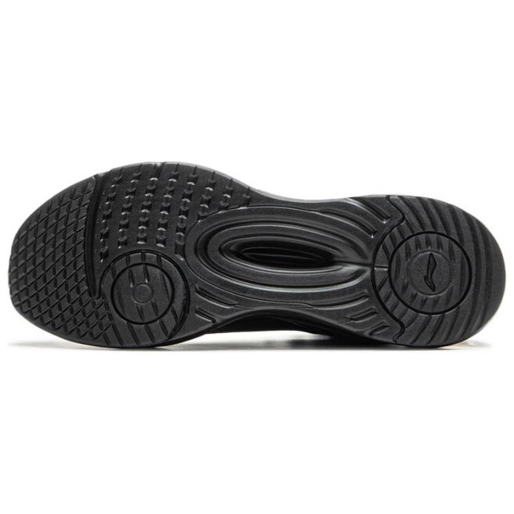 Li Ning Flow Cloud удобные универсальные модные модные теплые амортизирующие износостойкие низкие повседневные кроссовки мужские кроссовки черные AGLU249-1