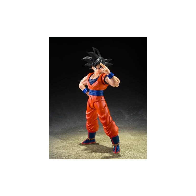 TAMASHII NATIONS S.H.Figuarts Dragon Ball Z Сон Гоку (Добросердечный сайян) приблизительно. Покрашенная экшн-фигурка из ПВХ и АБС-пластика, 145 мм