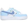 Nike Nike Air Force 1 Низкие, износостойкие, для скейтбординга, женские, светло-голубые, FV3654-111(Команда252-)