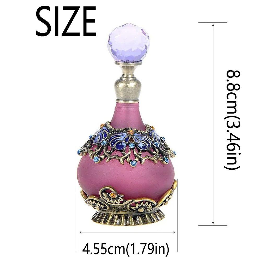 Винтажный пустой флакон духов, многоразовый пустой стеклянный сосуд, стеклянные флаконы для капельницы масла, декор для спальни