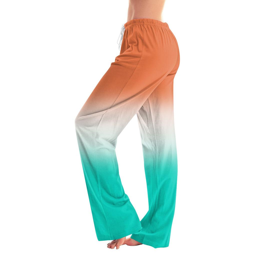 Women's Fashion Loose Casual Gradient Printed Casual Pants