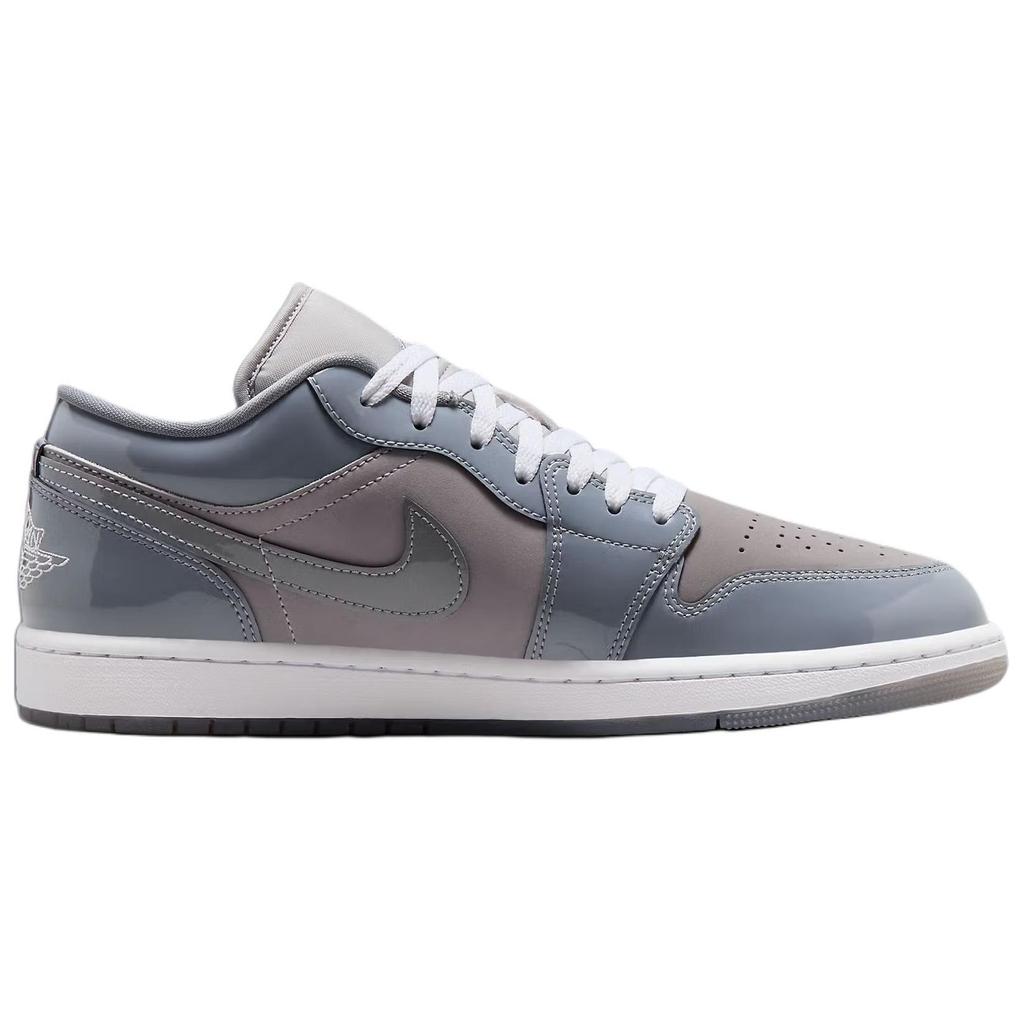 Кроссовки Air Jordan 1 Low SE Patent Cool Grey Unisex Medium-Grey White HF3148-011