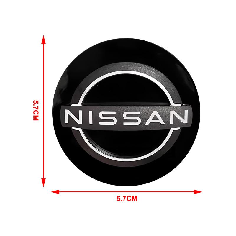 For Nissan ArR456mm Car Wheel Stickers Center Hub Cap Car Emblem Badge For Nismo Nissans Tiida Teana Skyline Juke X-trail Almera Qashqai Goods