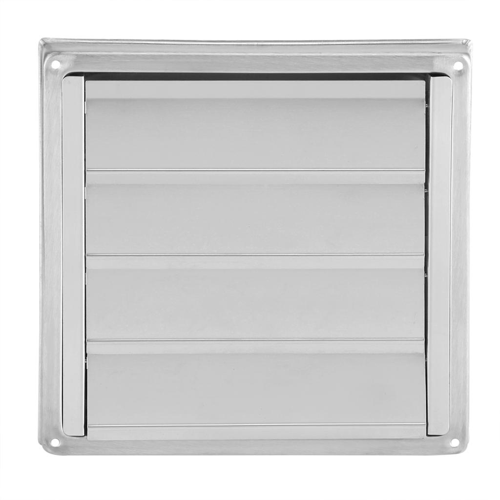 95mm Stainless Steel Wall Air Vent Square Tumble Dryer Extractor Fan Outlet