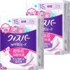 2-in-1 Double Guard Panty Liners, 15cc, 19cm, 32 Liners X 2 Packs (64 Liners Total)