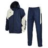 Basketball Windbreaker Top and Bottom Set Dark [B-Five] BF-SBTRHJ-006 (M, Navy/Ivory (BFLOGO))