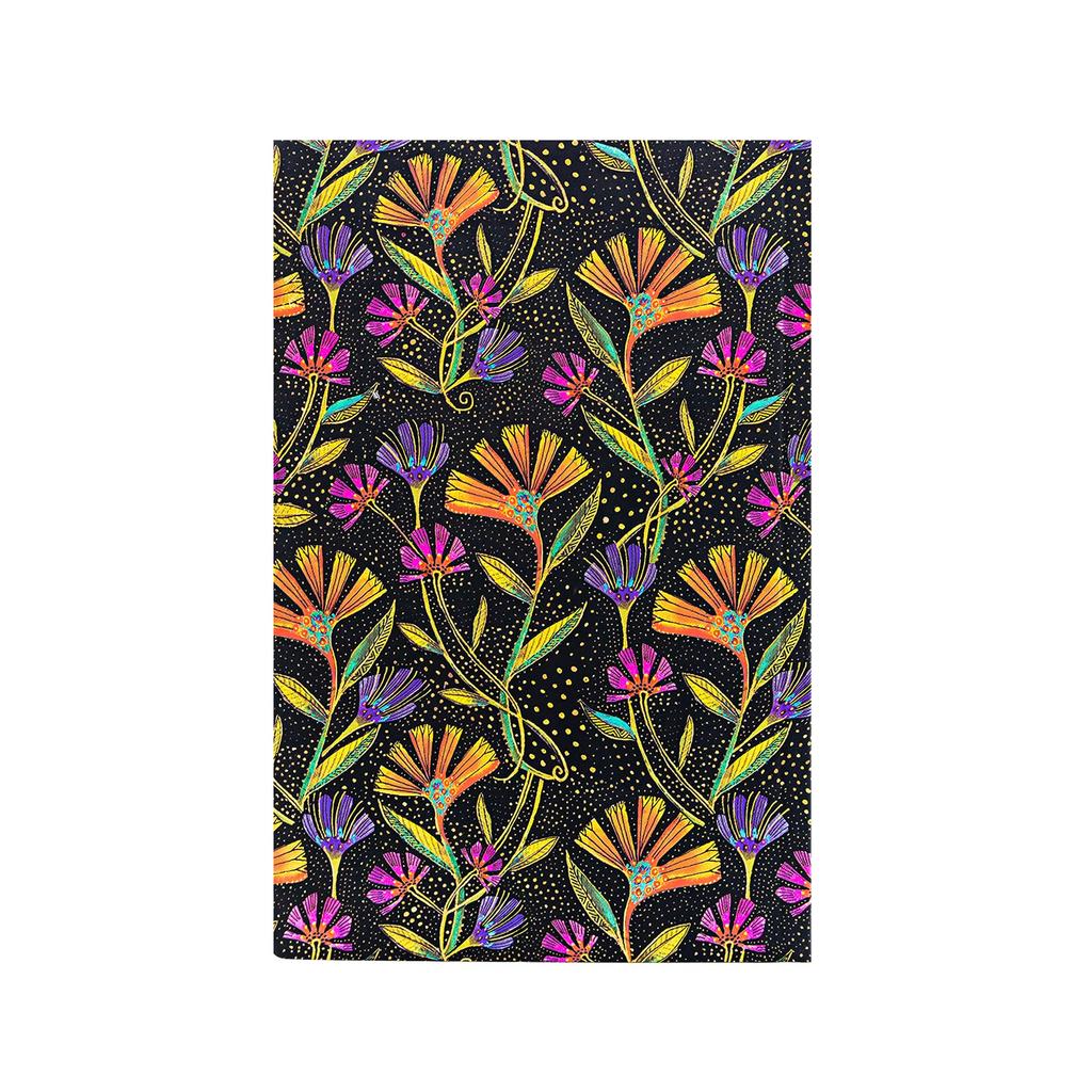 Paperblanks Softcover Wildflower Notebook, Mini, A6, Ruled, FB9740-2