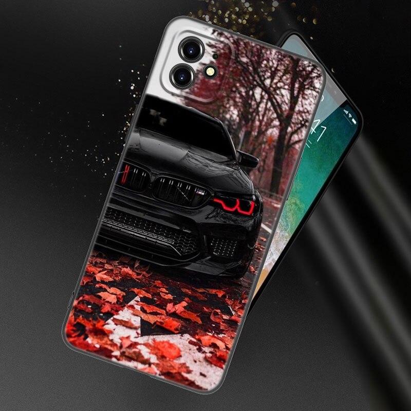 Cool Sports Car Man Phone Case For Apple iPhone 13 12 Mini 11 Pro XS Max XR X 8 7 6S 6 Plus SE 2022 2020 5S 5 Soft Black Cover