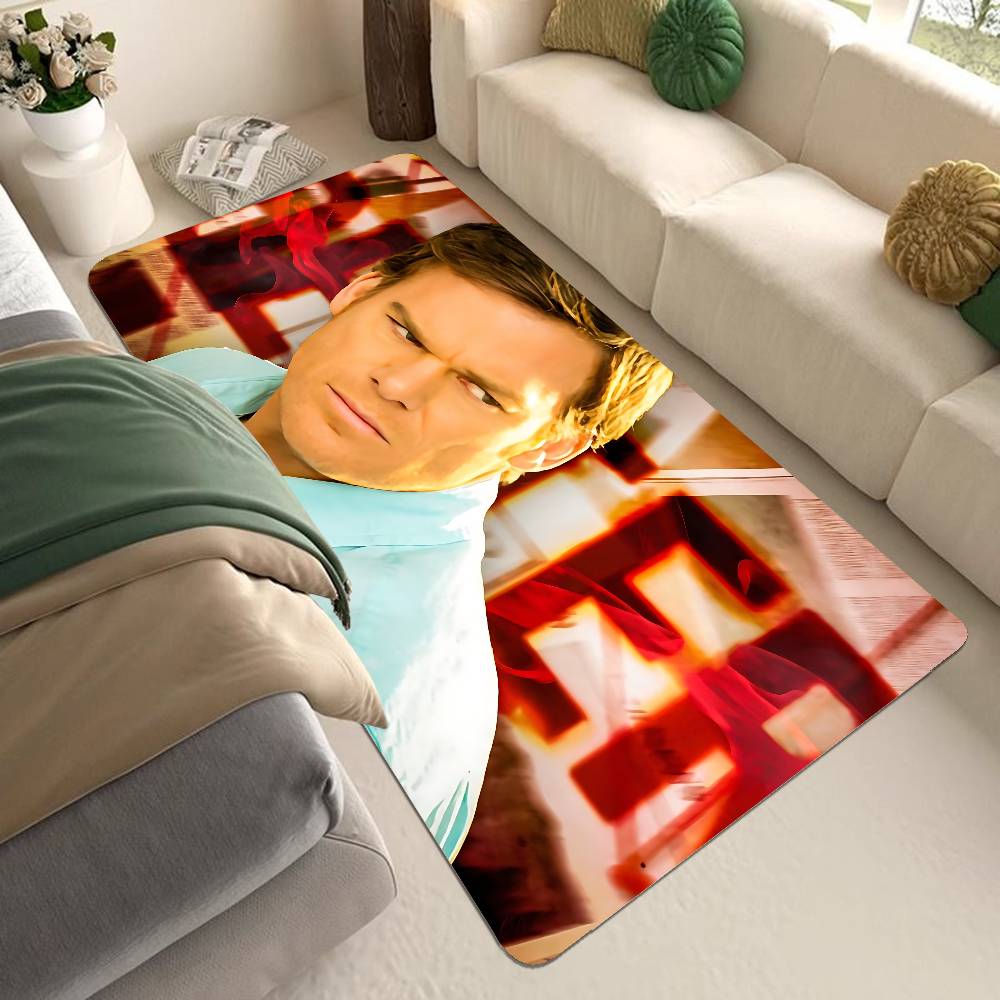 Classic Horror TV Dexter Door Mat Washable Non-Slip Living Room Sofa Chairs Area Mat Kitchen Doormat Area Rug