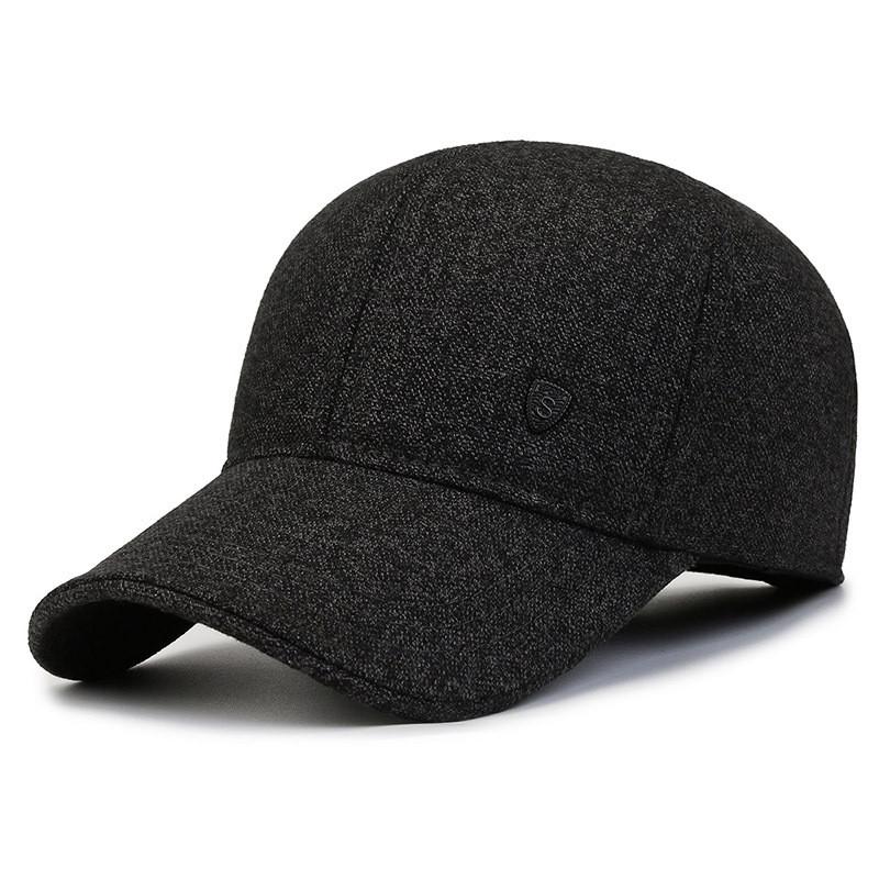 Classic Adjustable Winter Cap For Men With Ear Coverage And Breathable Fabric