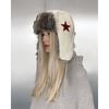 Winter Warm Windproof Earflap Hat Men Women Cycling Fleece Lined Thickened Beanie