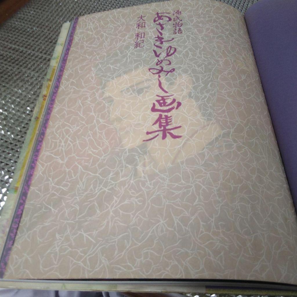 [USED] Tale of Genji Asaki Yumemishi Art Book with Postcard