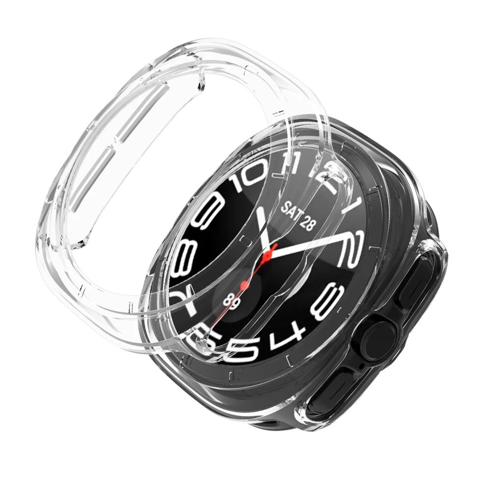 Чехол из поликарбоната для Samsung Galaxy Watch 7 Ultra 47 мм, аксессуары, рамка, защитный жесткий бампер, galaxy Watch 7 FE 40 мм, 44 мм, чехол