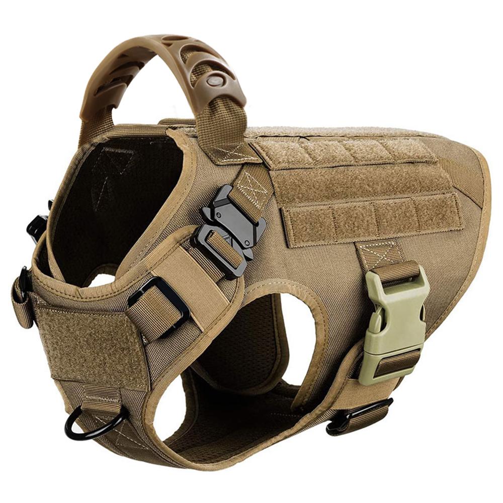 Большой ошейник для собак, поводок, чехлы Molle, питомец, немецкая овчарка, малинуа, тренировочный жилет для прогулок, шлейки для собак средних пород