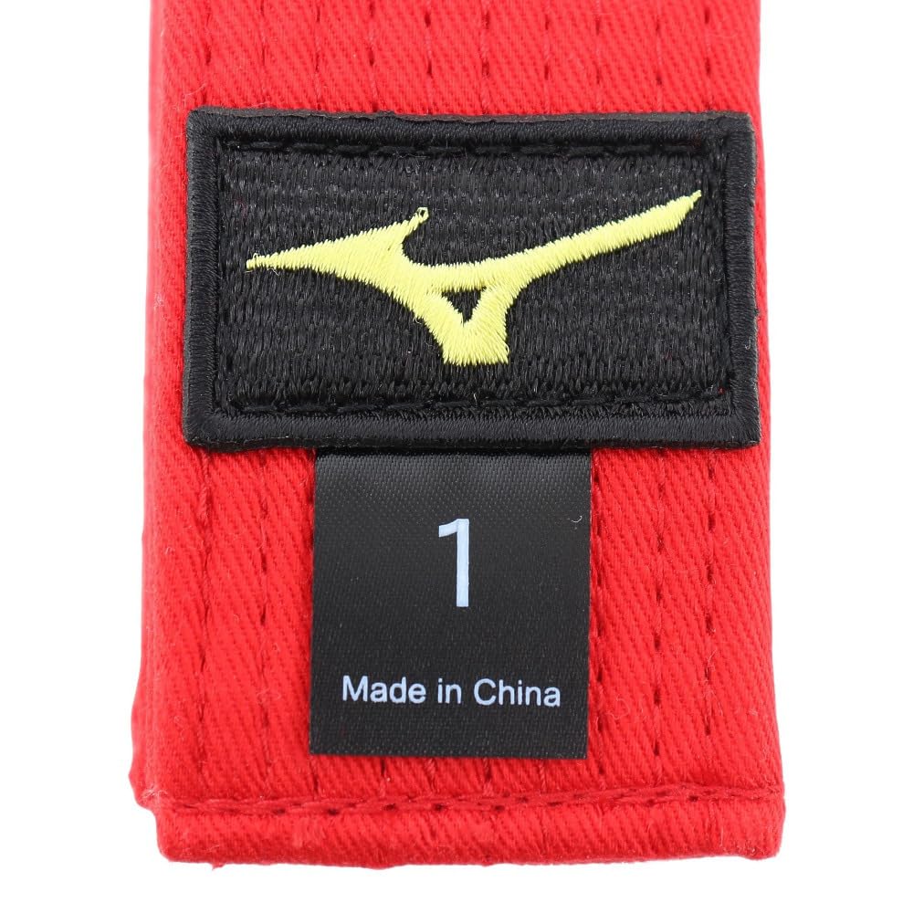 MIZUNO judo belt red 3