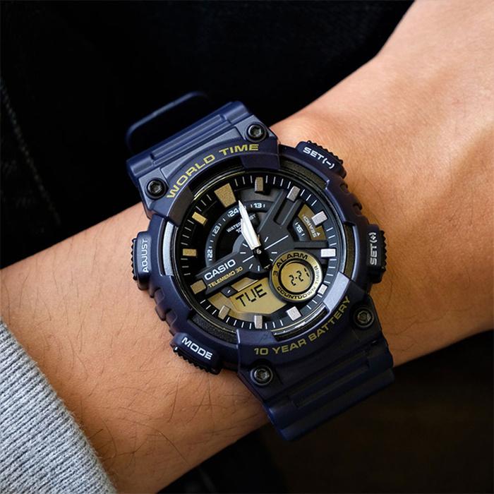 Zegarek Casio Sport Aeq-110W-2Avef + Box