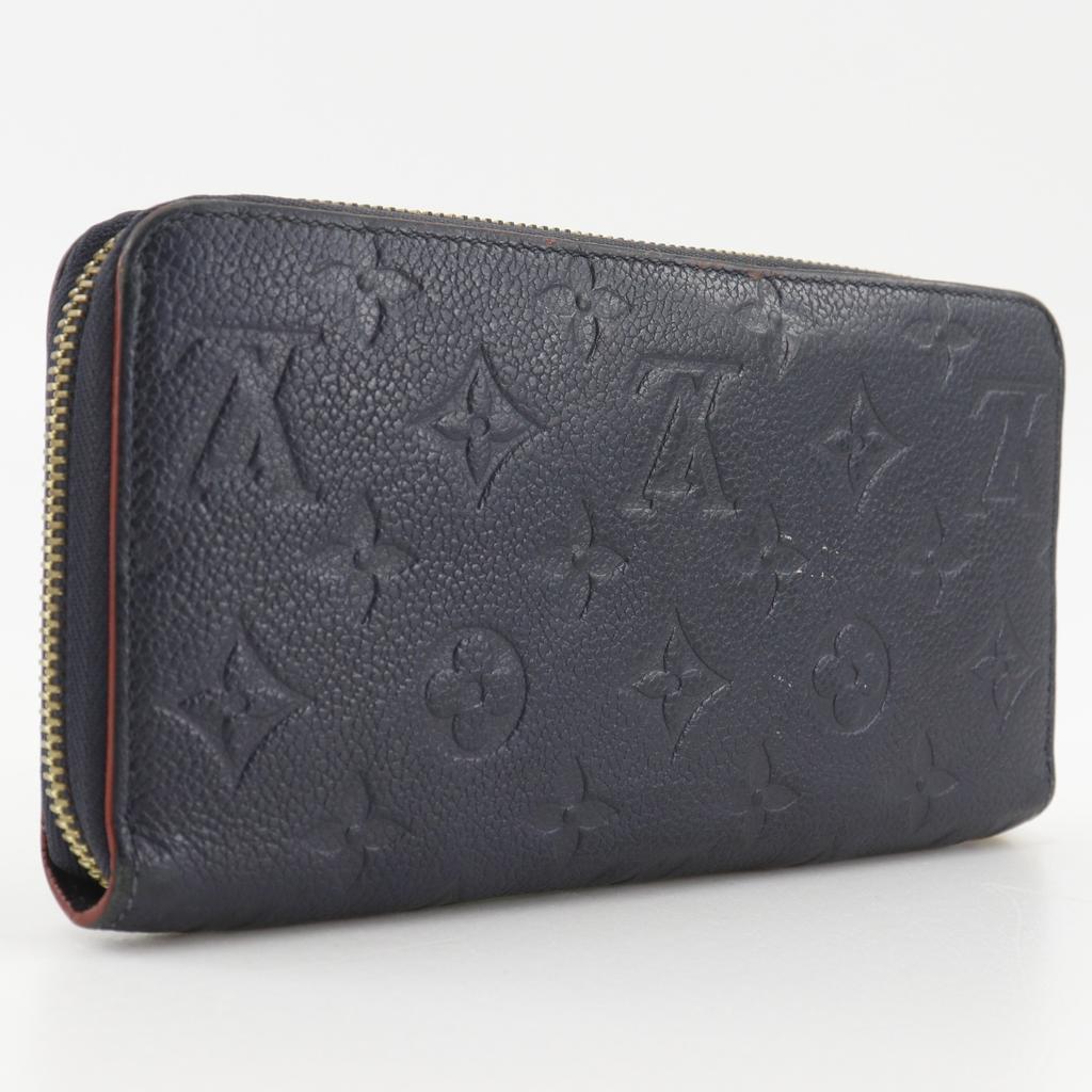 LOUIS VUITTON Zippy wallet Purse M62121 Marine Rouge Navy blue Monogram Ann Platt unisex Used