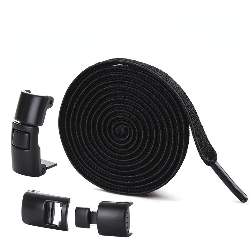 Новые шнурки для обуви без завязок, эластичные шнурки с замком для детей и взрослых, быстрые ленивые шнурки с металлическим замком, шнурки для обуви