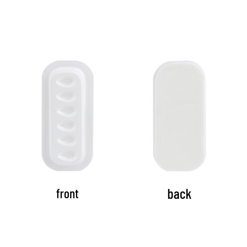 Палетка для ресниц в виде длинной полоски с цветами и прямоугольный эпоксидный поднос с основанием