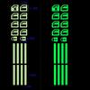 Button Sticker Universal Car Door-Interior Panel Window Luminous Waterproof