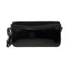 COACH Studio 20 solid color detachable shoulder strap with push button flip closure, cow leather, hand-held crossbody shoulder bag, women's black