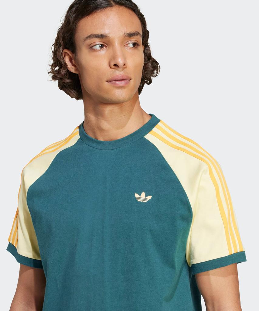 adidas Футболка Cali - Техно-зеленый:Желтый / Kc4961