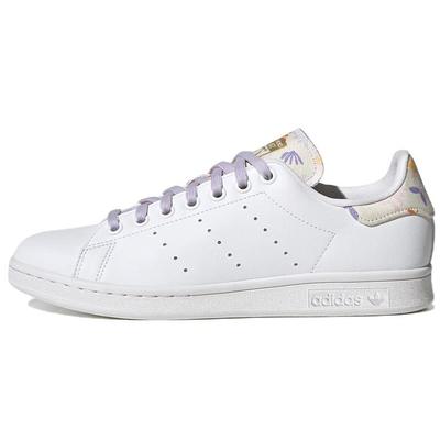 Женские кроссовки Stan Smith Floral Белые Облачно-белые С пурпурным оттенком GW5929