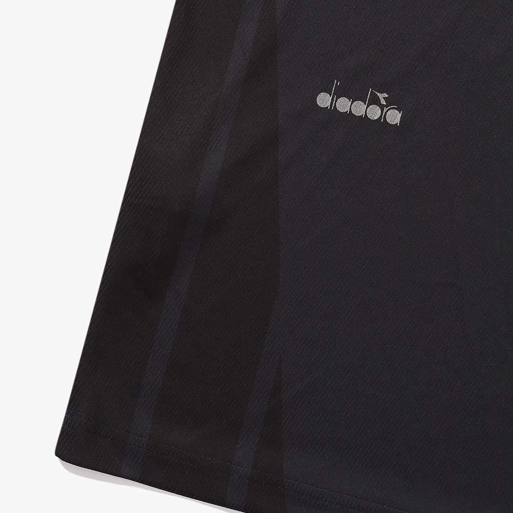 Diadora Футболка с коротким рукавом для бега Heritage Jersey Черная