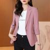 Белый Маленький Пиджак Женский Весенне-Летний Тонкий Тонкий Приталенный Темпераментный Женский Пиджак