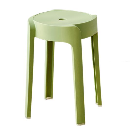 6 шт. Пластиковый табурет Штабелируемый Портативный Круглый Вставной табурет Грузоподъемность 330 фунтов Без спинки Барный стул Сиденье для дома Класса Улицы