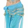 Women's 3 Rows Waist Chain Belt Hip Scarf Belly Dancing Clothing Accessories Belt Skirt Fashion
