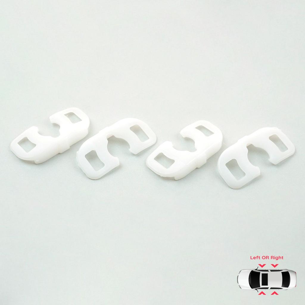 BWR5111 4 Pieces Window Regulator Guide Bracket Fixer Clamp Clips for Fiat Linea Ducato Boxer Jumper 3 Abarth Punto 2 3 Alfa 156
