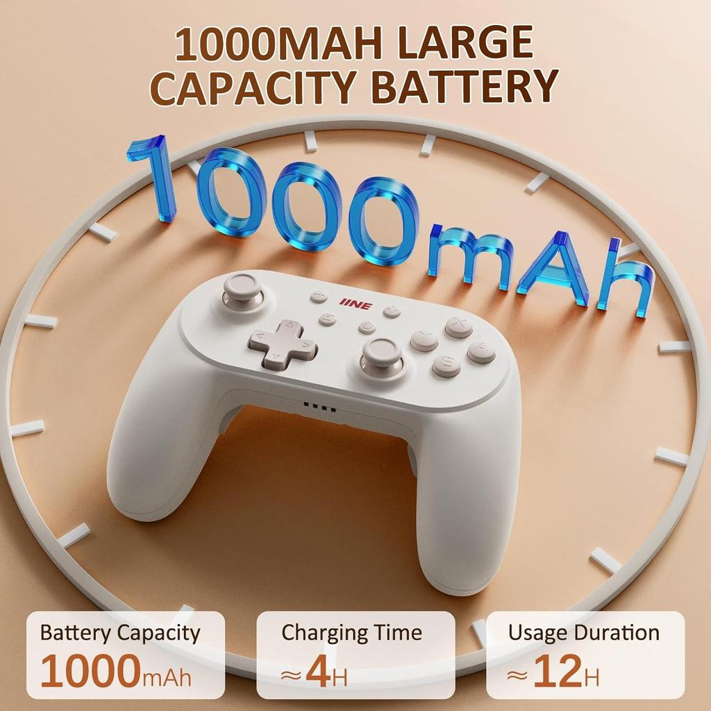 Switch Wireless Pro Controller для Switch Lite/OLED/ПК, удаленный геймпад с линейными триггерами Холла/пробуждением/макро/турбо/вибрацией/управлением движением