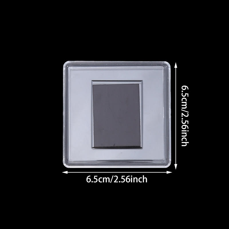 10-50PC Clear Magnet Photoes Holders Acrylic Refrigerator Magnetic Display Frames Office DIY Insert Photo Picture Storage Holder
